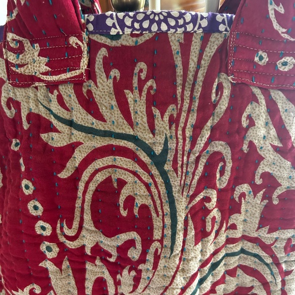 Kantha Vagabond Tote Bag - Picture 2 of 5